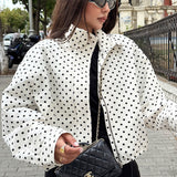 Blanc à pois