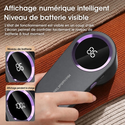 Lisséa™ – Rasoir Anti-Bouloches Rechargeable